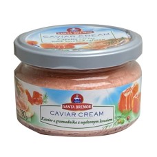 "SANTA BREMOR" UŽTEPĖLĖ SU IKRAIS 180G ( CAVIAR CREAM WITH SMOKED SALMON)