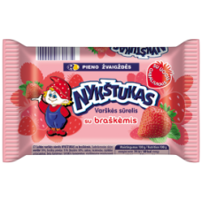 Nykstukas - Curd Cheese Bar with Strawberry 100g