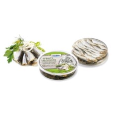 irbe headles sprats with onions in marinate
