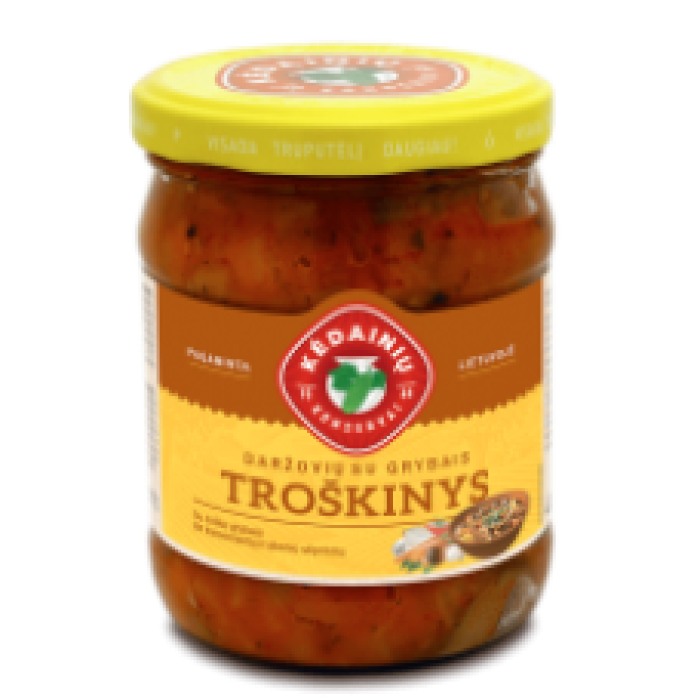 KKF - Vegetable Stew with Muschrooms Troskinys 480ml