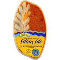 EDEGA - HERRING FILLET WITH FRIED VEGETABLE 200G