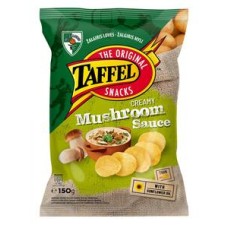 Crisps With Creamy Mushroom Sauce, Taffel