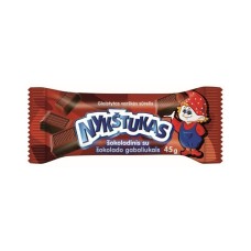 Nykstukas Glazed curd bar with Chocolate , 45g