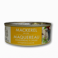 Gamma A - Atlantic Mackerel in oil 240g