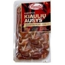 VIGESTA - HOT SMOKED PORK EARS "KAIMIŠKOS" 170G